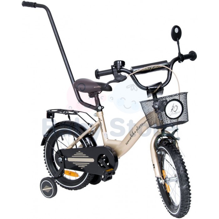 TomaBike vaikiškas dviratis 14 Platinum Gold