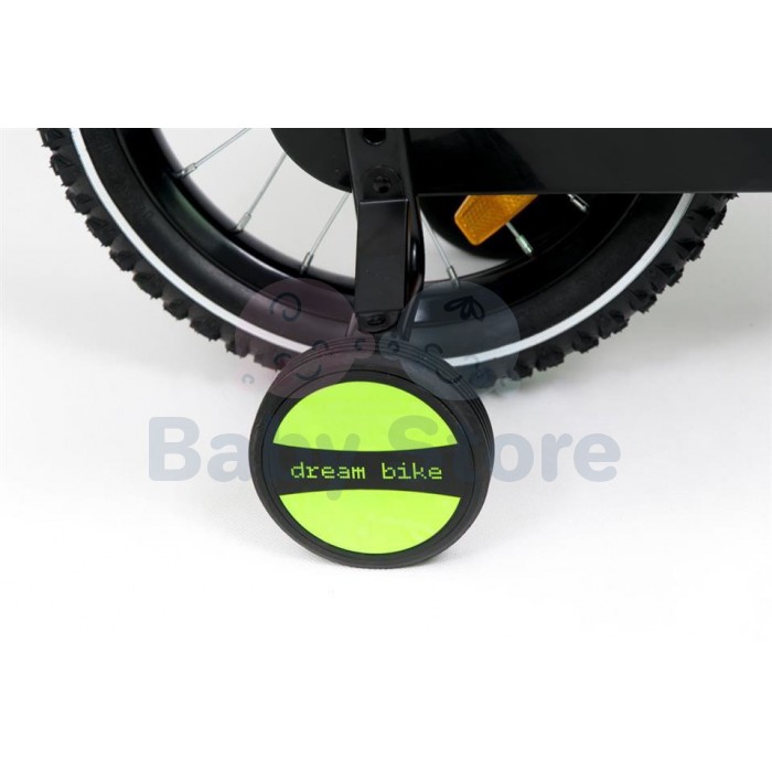 TomaBike vaikiškas dviratis 14 Platinum Green