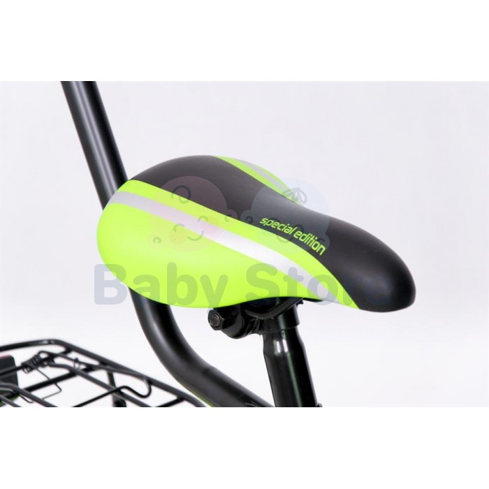 TomaBike vaikiškas dviratis 14 Platinum Green