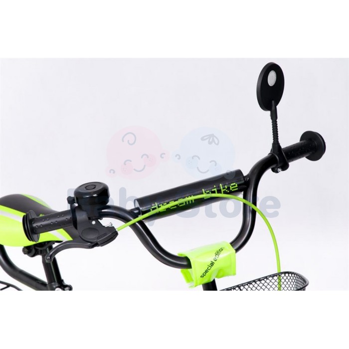 TomaBike vaikiškas dviratis 14 Platinum Green