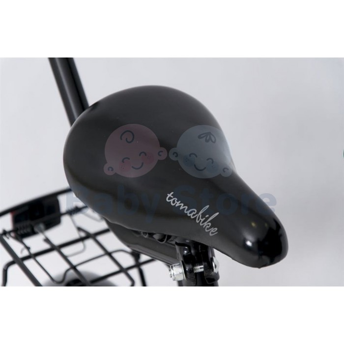 TomaBike vaikiškas dviratis 14 Platinum White