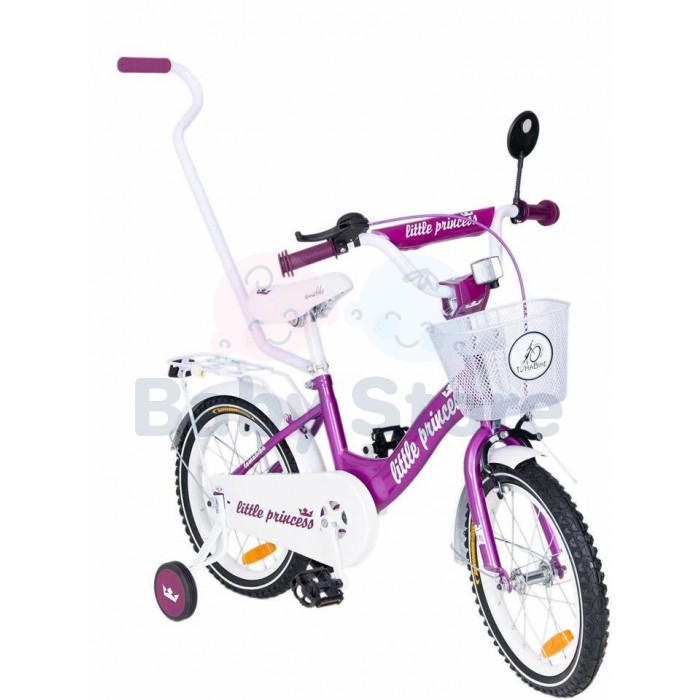 TOMABIKE dviratis 12" LITTLE PRINCESS PURPLE TOMABIKE dviratis 12" LITTLE PRINCESS PURPLE