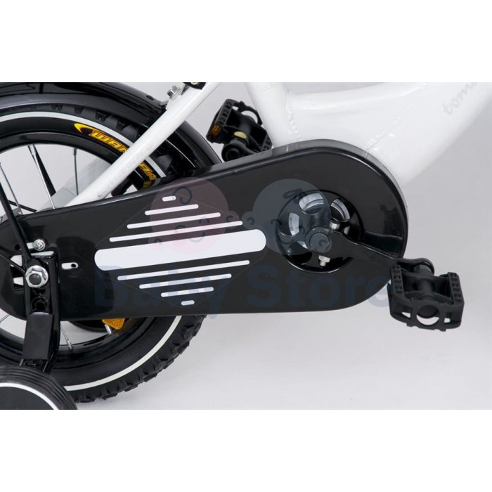 TomaBike 12 Platinum White vaikiškas dviratis