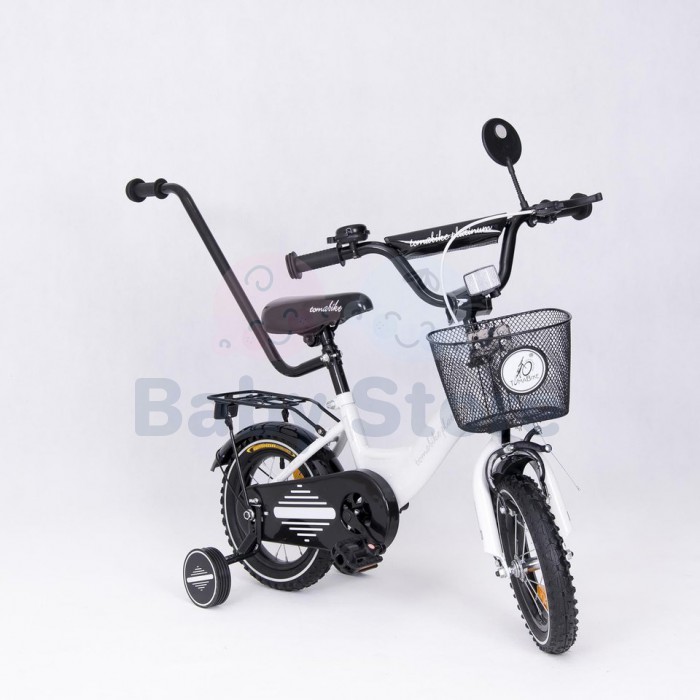 TomaBike 12 Platinum White vaikiškas dviratis
