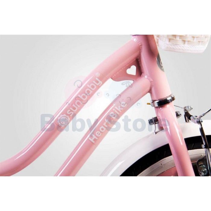 Sun Baby Heart Bike Pink 12 colių mergaitiškas dviratis