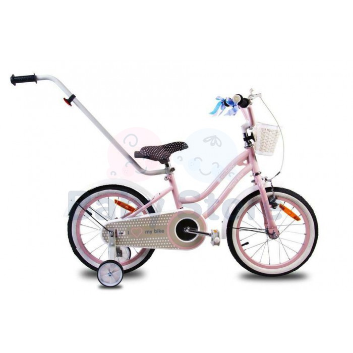 Sun Baby Heart Bike Pink 12 colių mergaitiškas dviratis