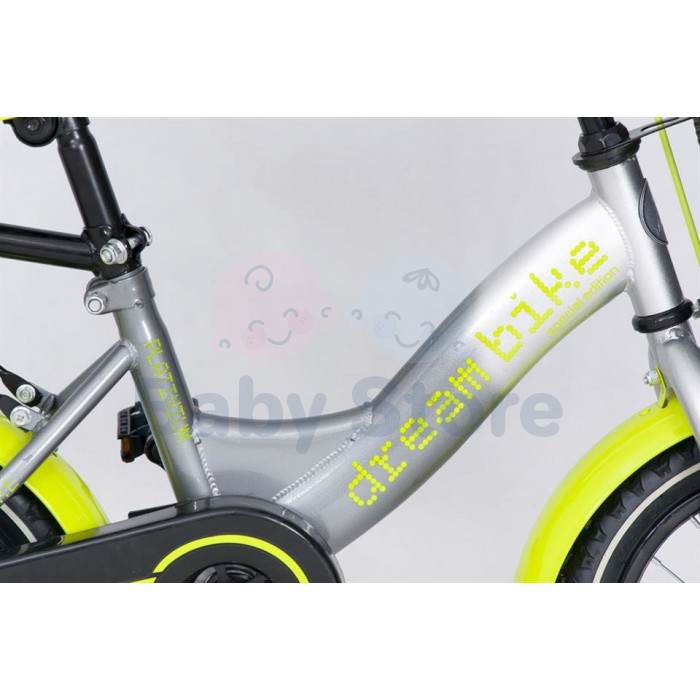 TomaBike 12 Platinum Green vaikiškas dviratis