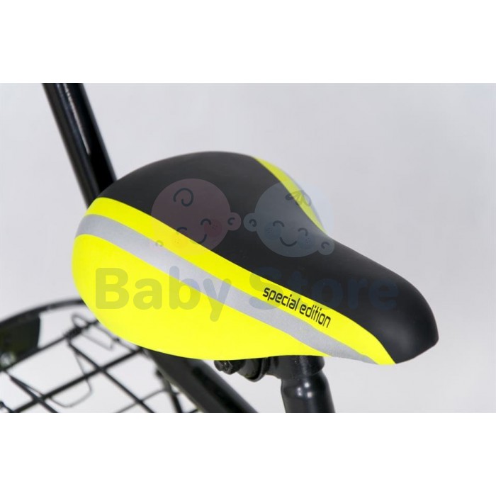 TomaBike 12 Platinum Green vaikiškas dviratis