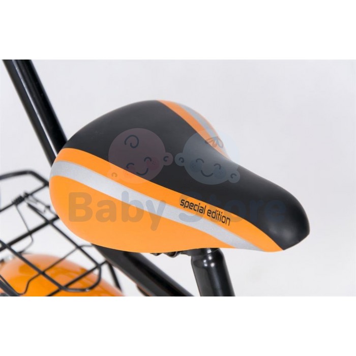TomaBike 12 Platinum Orange vaikiškas dviratis