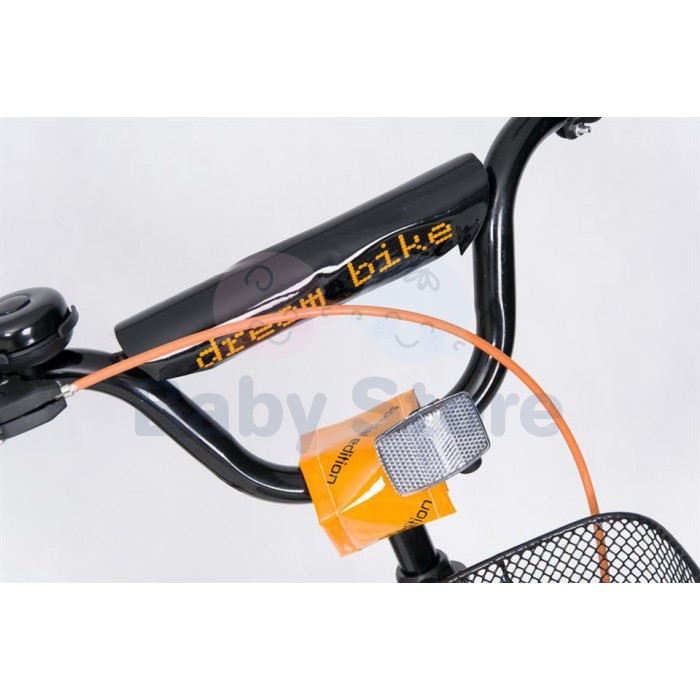 TomaBike 12 Platinum Orange vaikiškas dviratis