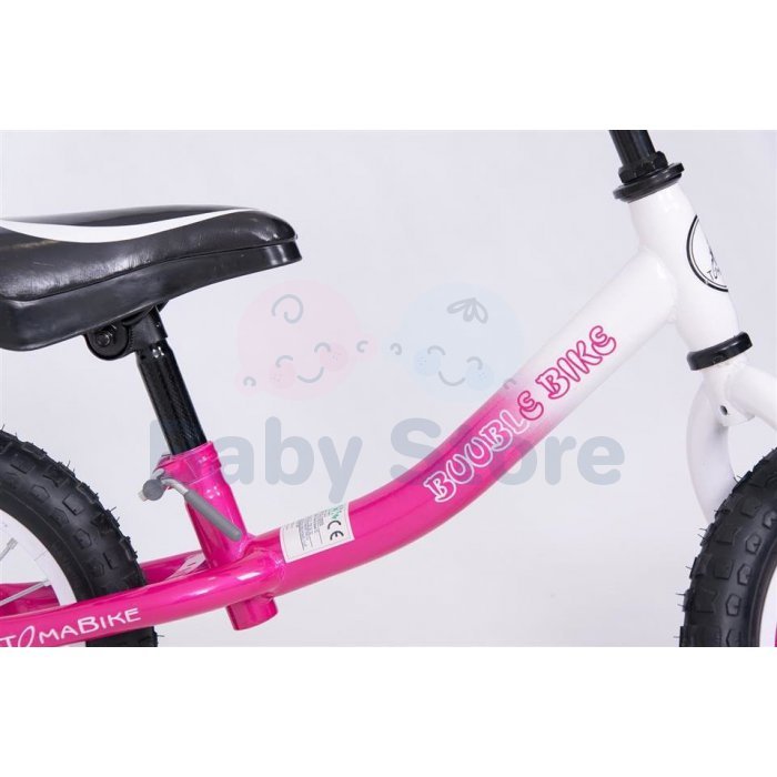 TOMABIKE balansinis dviratis BUUBLE BIKE PINK