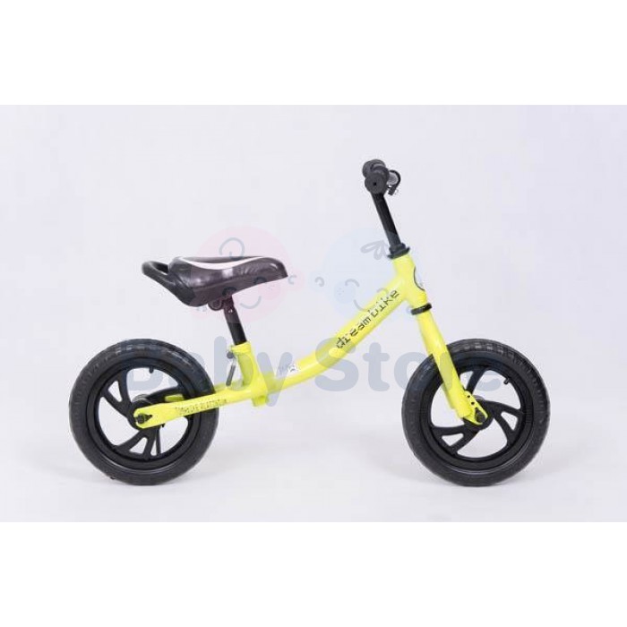 TomaBike balansinis dviratis Platinum EVA Green vaikams