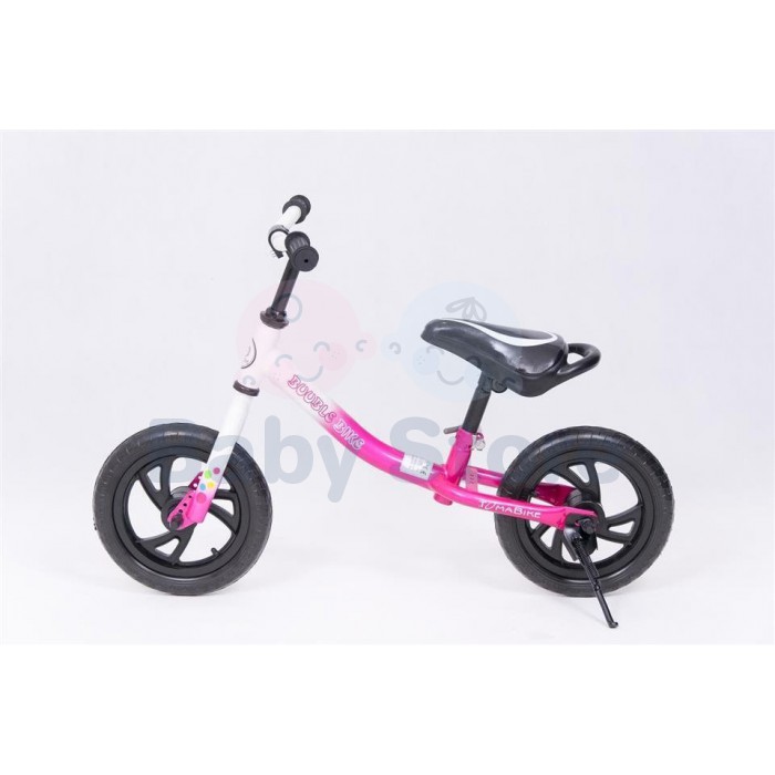 TomaBike balansinis dviratis Bubble Bike EVA Pink vaikams