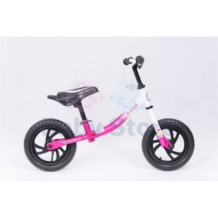 TomaBike balansinis dviratis Bubble Bike EVA Pink vaikams