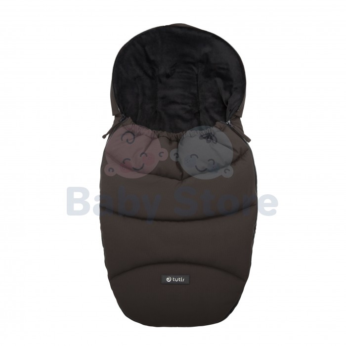 Tutis Tiramissu vokelis su pirštinėmis – šiltas žieminis miegmaišis vežimėliui Tiramissu spalvos