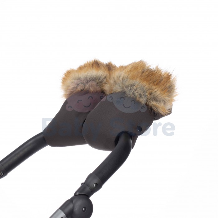 Tutis Tiramissu vokelis su pirštinėmis – šiltas žieminis miegmaišis vežimėliui Tiramissu spalvos