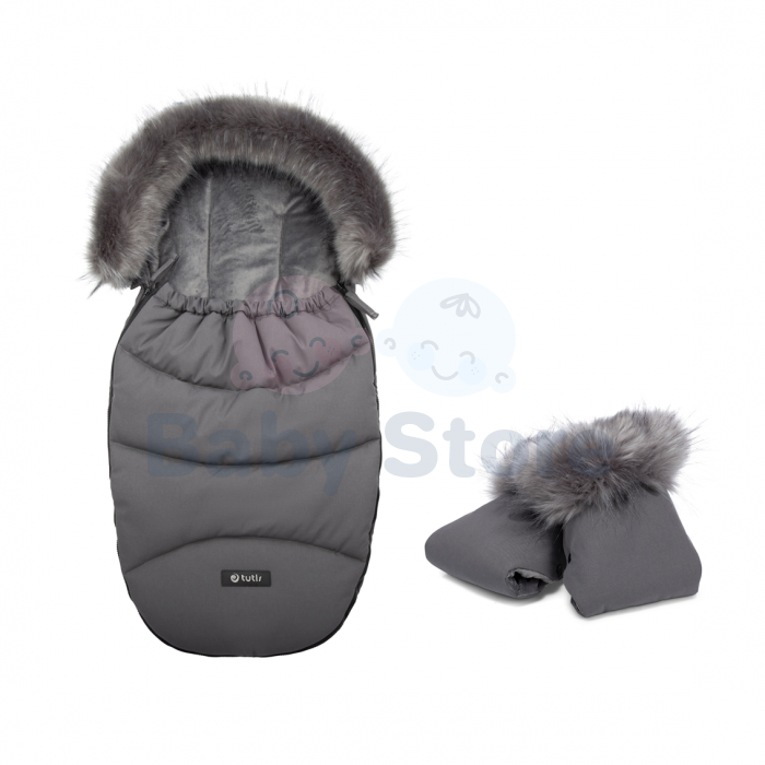 Tutis Canella miegmaišis–vokelis su pirštinėmis – šiltas ir universalus kūdikio komplektas