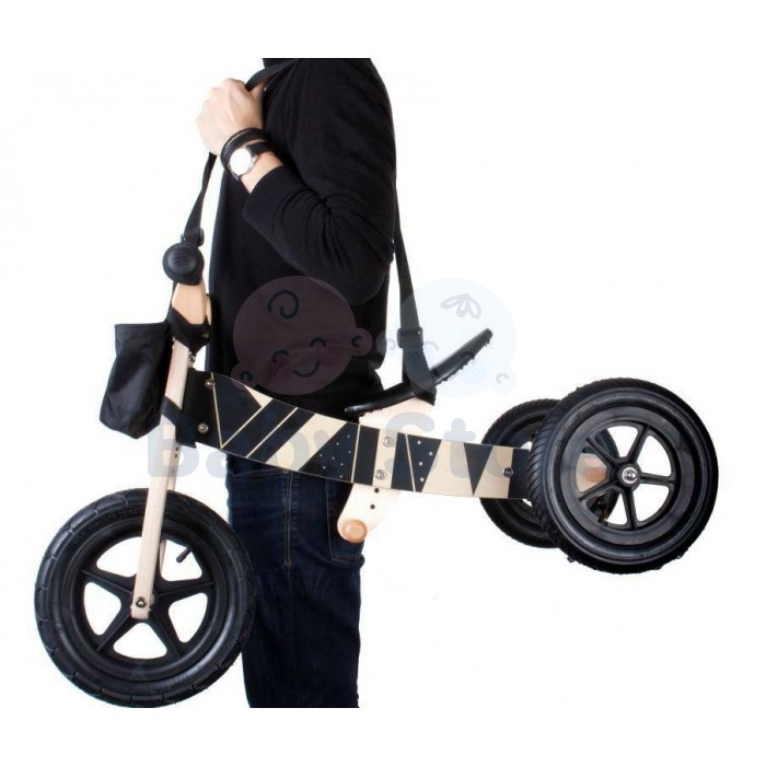 Sun Baby balansinis triratukas–dviratukas Black vaikams