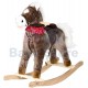 Supamas arkliukas Dark Brown su garsais vaikams