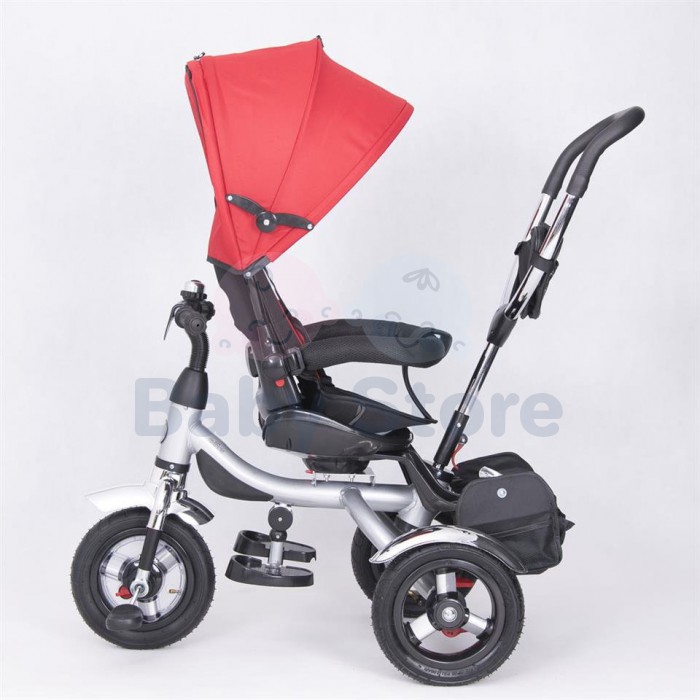 TomaBike triratukas su rankena Chiron Red