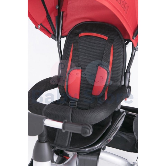 TomaBike triratukas su rankena Chiron Red