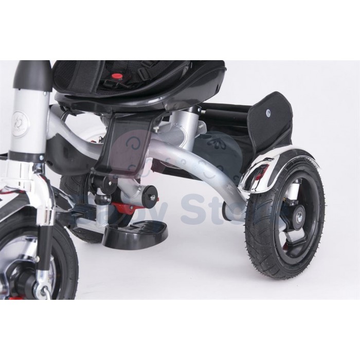 TomaBike triratukas su rankena Chiron Red