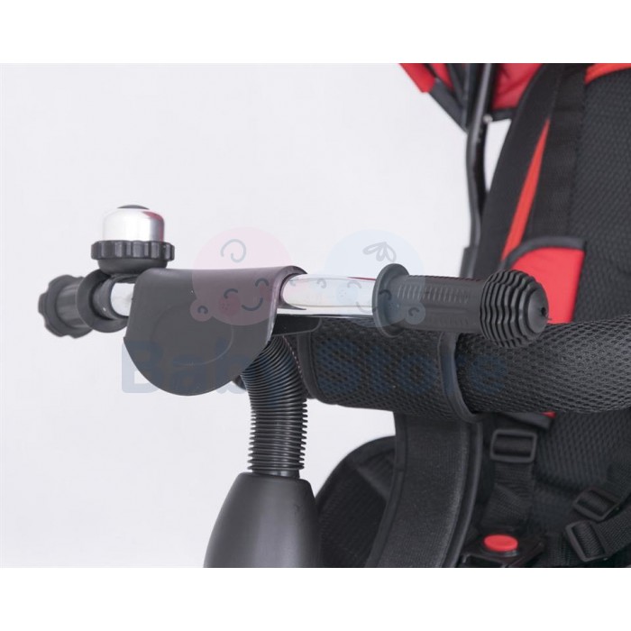 TomaBike triratukas su rankena Chiron Red