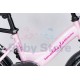 TomaBike Platinum Pink 12 colių dviratis vaikams