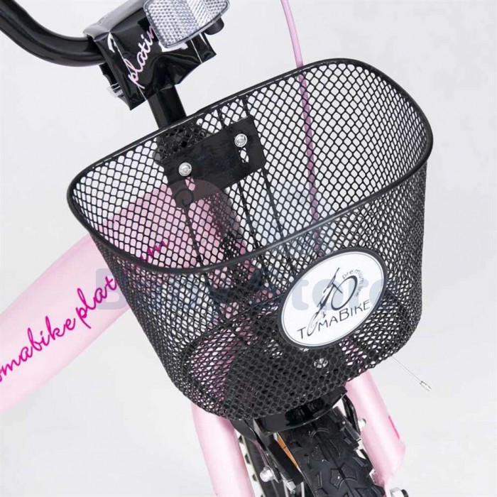 TomaBike Platinum Pink 12 colių dviratis vaikams