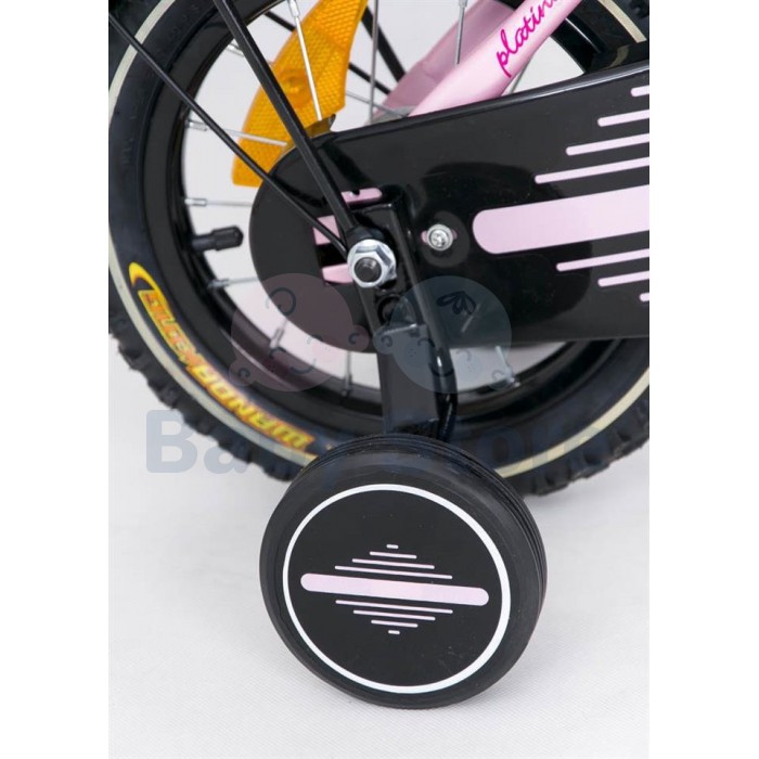 TomaBike Platinum Pink 12 colių dviratis vaikams