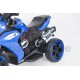 1300ST Blue elektrinis motociklas vaikams su ratukais ir LED žibintais