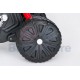SMT-7788 White elektrinis motociklas vaikams su LED apšvietimu ir ratukais