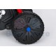 SMT-7788 Blue elektrinis motociklas vaikams su LED žibintais ir atraminiais ratukais