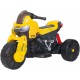 SMT-7788 Yellow elektrinis motociklas vaikams su LED žibintais ir atraminiais ratukais