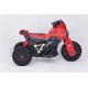 SMT-7788 Red elektrinis motociklas vaikams su ratukais ir LED apšvietimu