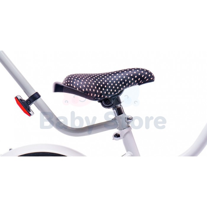 Sun Baby Heart Bike White Peach 12 colių vaikiškas dviratis