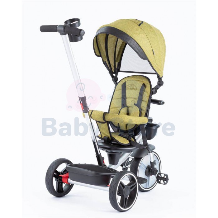 Baby Mix TAXI Green triratukas su rankena vaikams