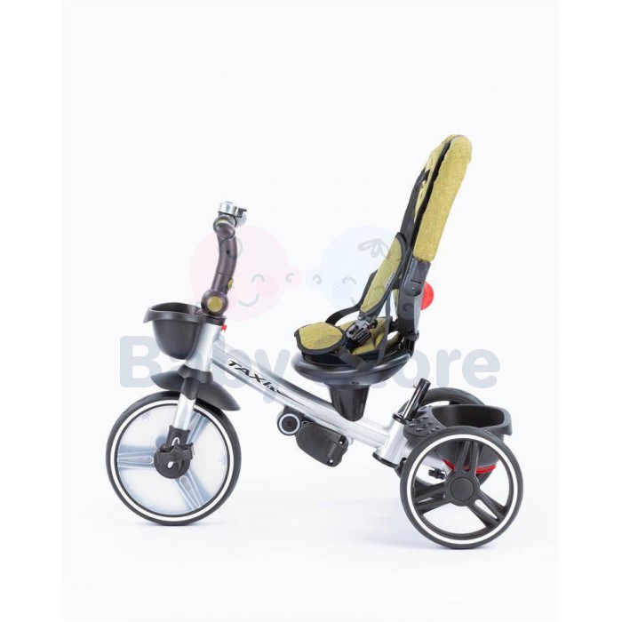 Baby Mix TAXI Green triratukas su rankena vaikams