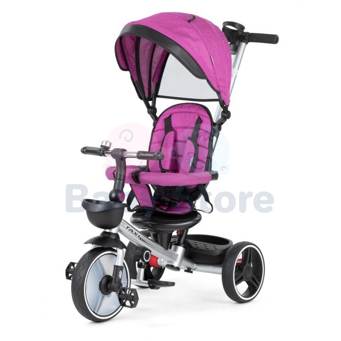 Baby Mix TAXI Pink triratukas su rankena ir apsauginiu lanku