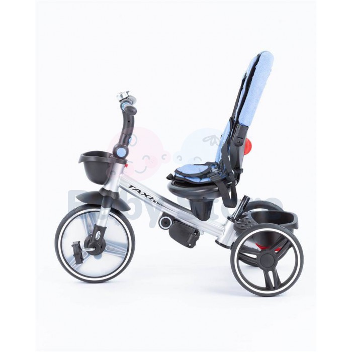 Baby Mix TAXI triratukas su rankena Blue vaikams