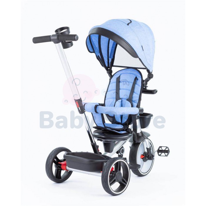 Baby Mix TAXI triratukas su rankena Blue vaikams