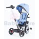 Baby Mix TAXI triratukas su rankena Blue vaikams