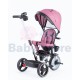 Baby Mix TAXI Lightly Pink triratukas su rankena ir apsauginiu lanku
