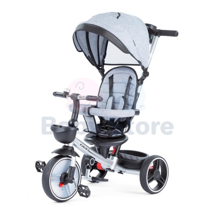 Baby Mix TAXI Grey triratukas su rankena ir apsauginiu lanku