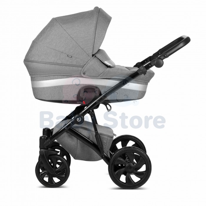 tutis zippy 3in1 universalus vezimelis silver sidabrines spalvos lengvas modelis
