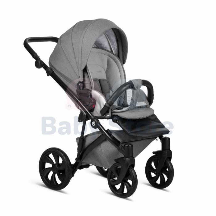 tutis zippy 3in1 universalus vezimelis silver sidabrines spalvos lengvas modelis