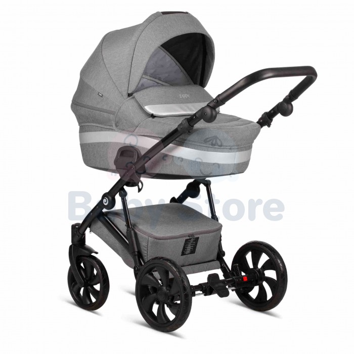 tutis zippy 3in1 universalus vezimelis silver sidabrines spalvos lengvas modelis