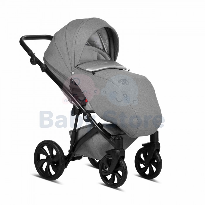 tutis zippy 3in1 universalus vezimelis silver sidabrines spalvos lengvas modelis