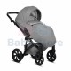 tutis zippy 3in1 universalus vezimelis silver sidabrines spalvos lengvas modelis