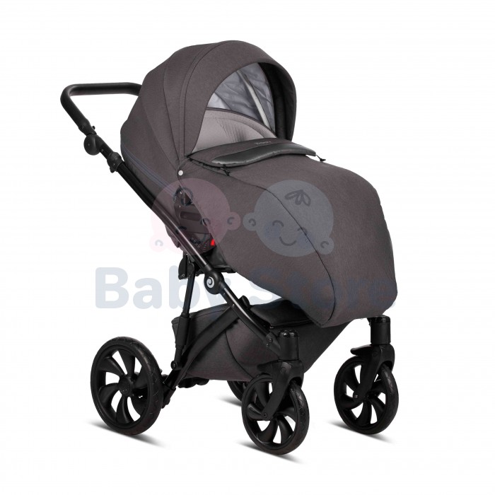 tutis zippy 3in1 universalus vezimelis dark grey tamsiai pilkos spalvos modelis